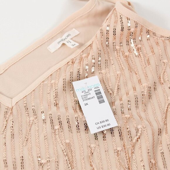 Maurices Sequin Fringe Cami - NWT - Size 3X - Picture 6 of 10